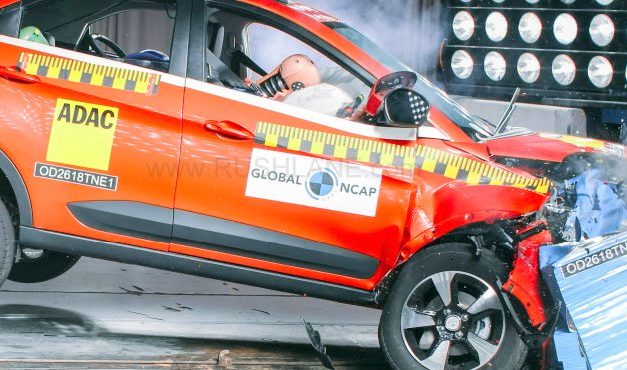 Tata Nexon got 4 star rating in Global NCAP Crash Test